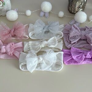 7 Baby Bling Bow Headbands